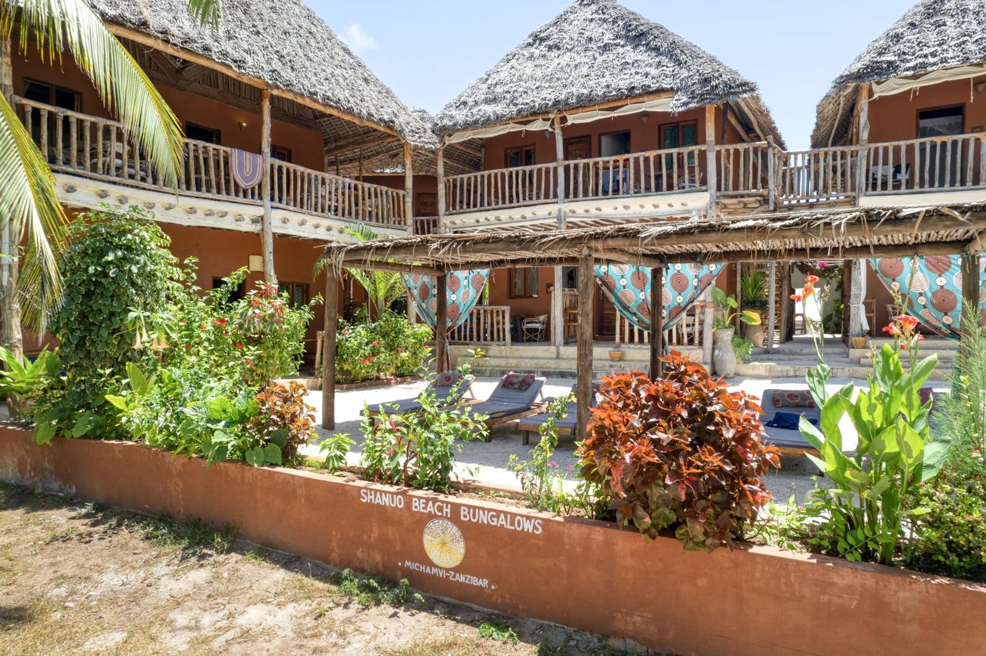 Shanuo Beach Bungalows Michamvi Dış mekan fotoğraf